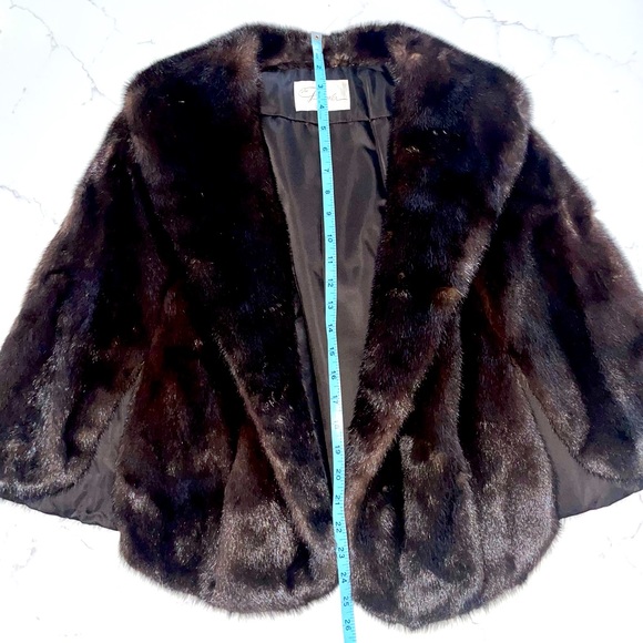 Vintage The Denver Mink Caplet/Shrug - Picture 10 of 11